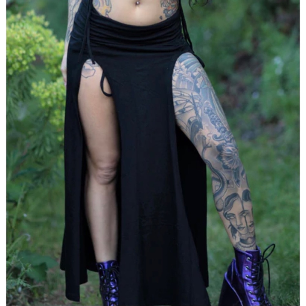 Noralina Freedom Priestess Skirt in Black